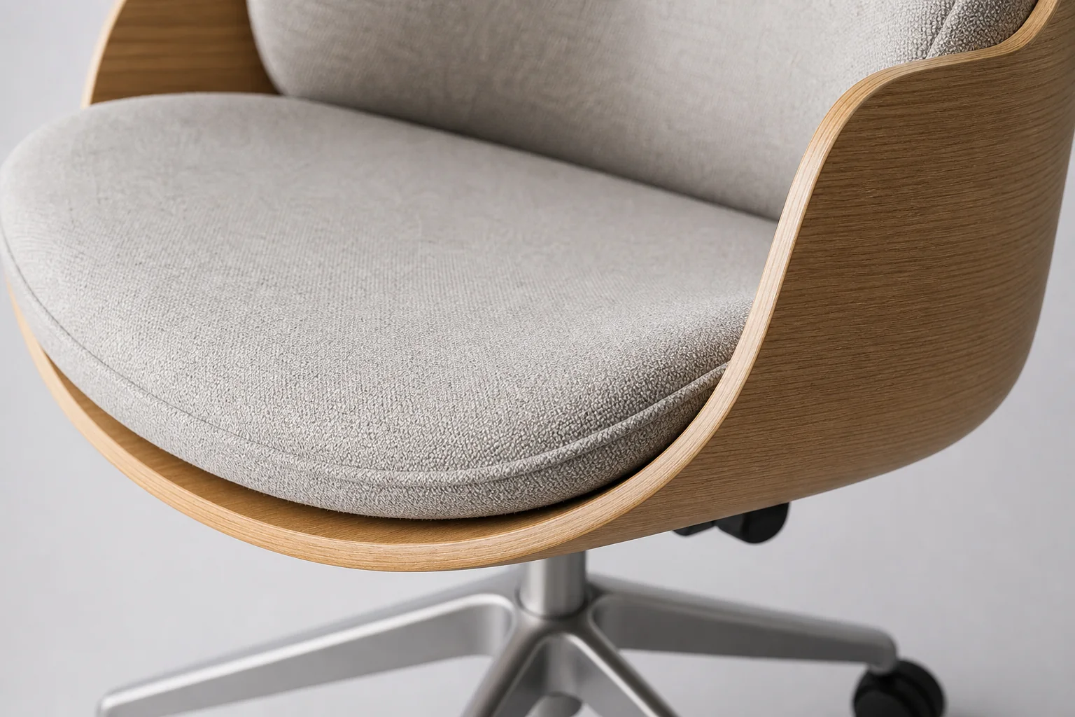 Ergonomic Upholstered Desk Chair - Image 2