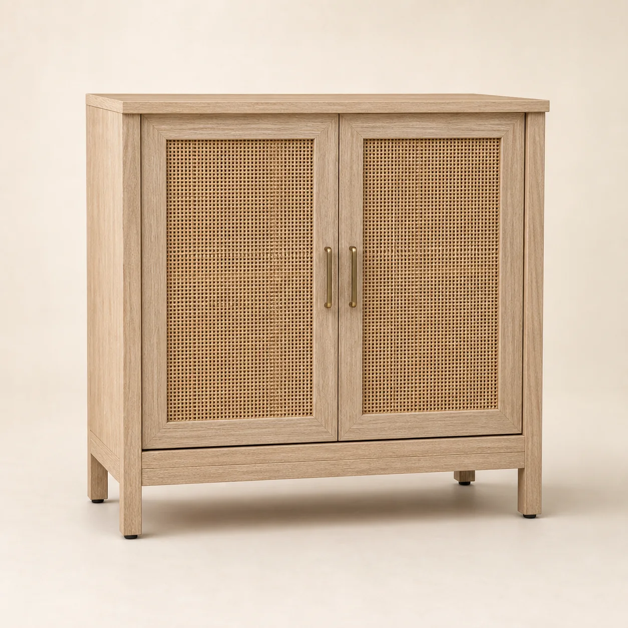Rattan Accent Cabinet