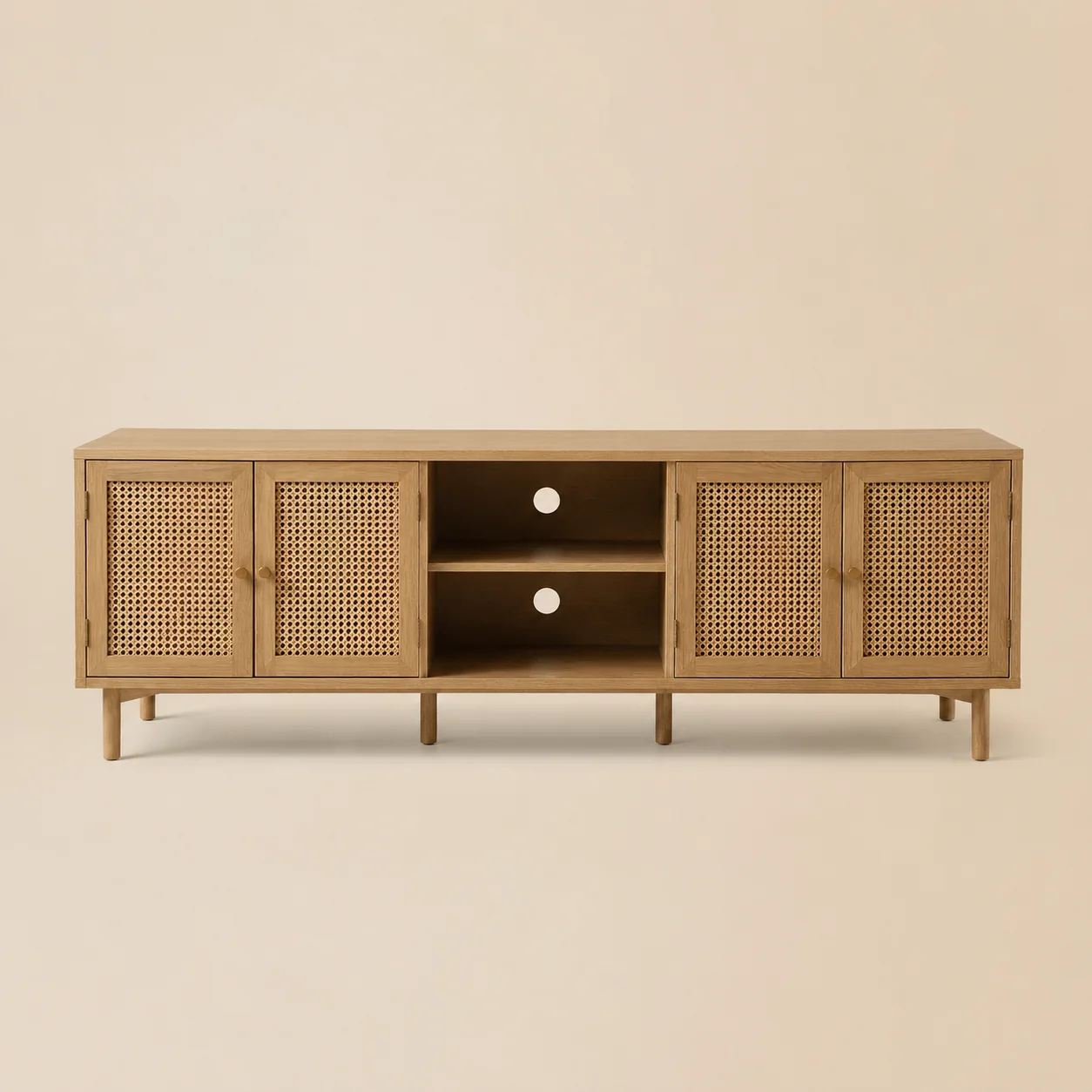 Cane Door Media Console